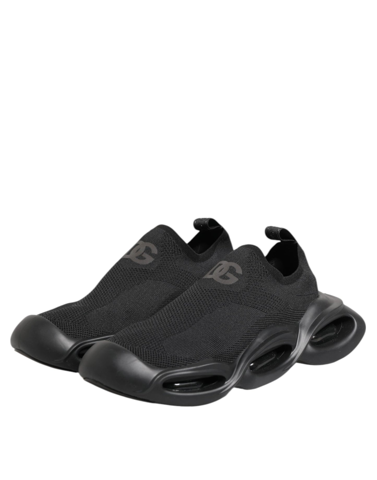 Black Slip On Wave Low Top Sneakers Shoes