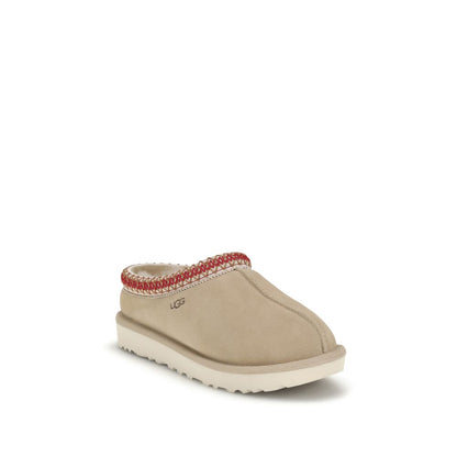 Beige Calf Leather Bos Taurus Mules