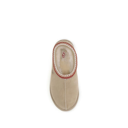 Beige Calf Leather Bos Taurus Mules