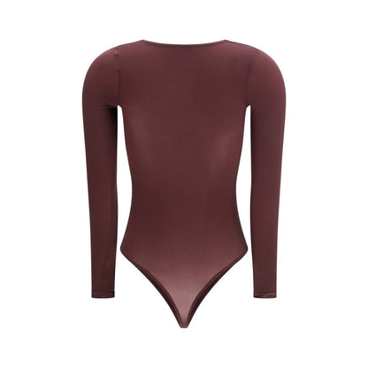 Purple Polyamide Bodysuit