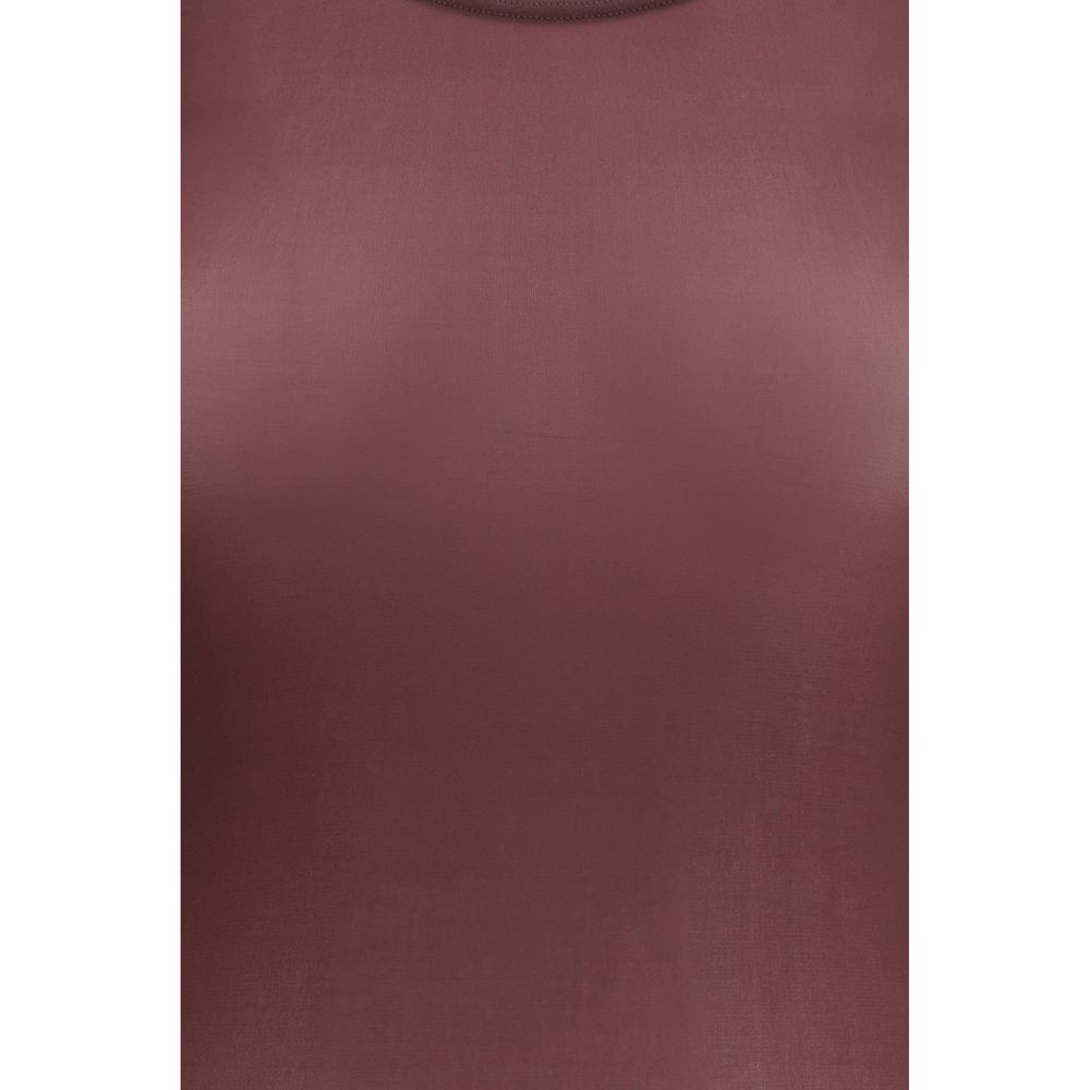 Purple Polyamide Bodysuit
