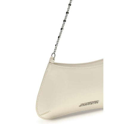 Beige Calf Leather Bos Taurus Shoulder Bag