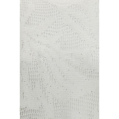 White Linen T-Shirt