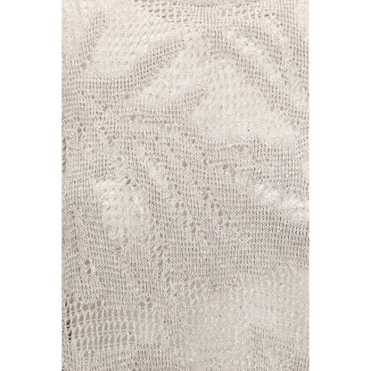 Beige Linen T-Shirt