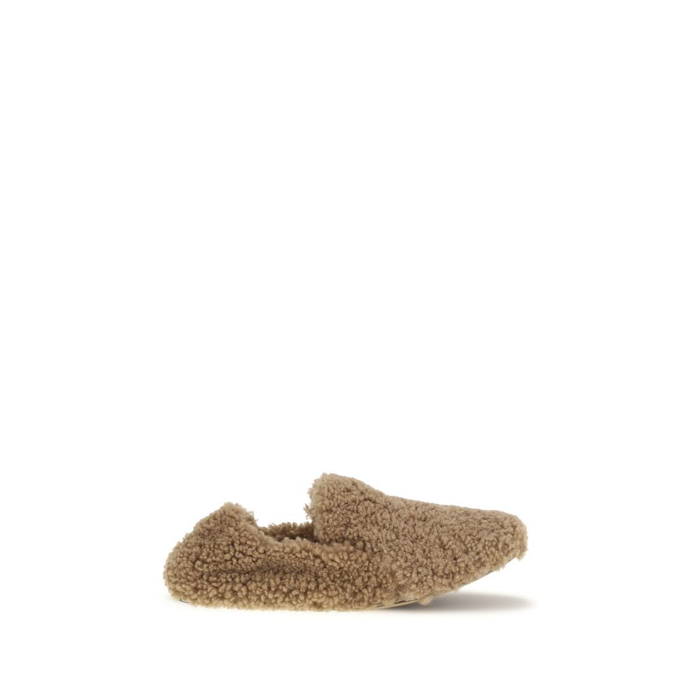 Brown Calf Leather Bos Taurus Slip-On Loafers