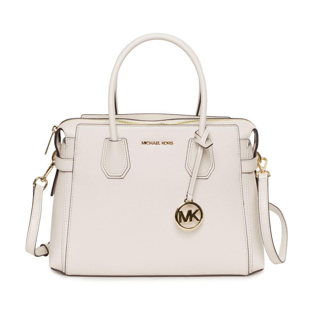 Beige Leather Handbag