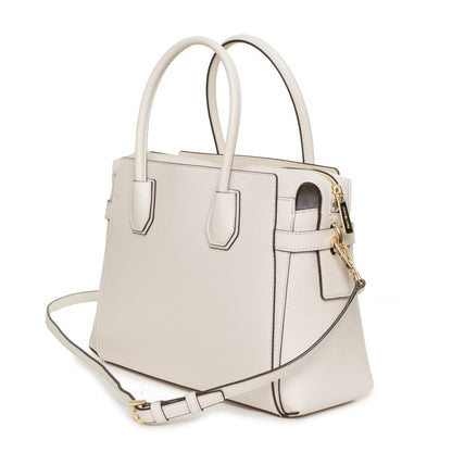 Beige Leather Handbag