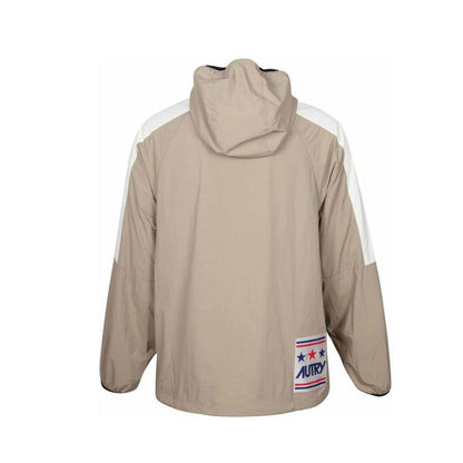Beige Nylon Shell Jacket