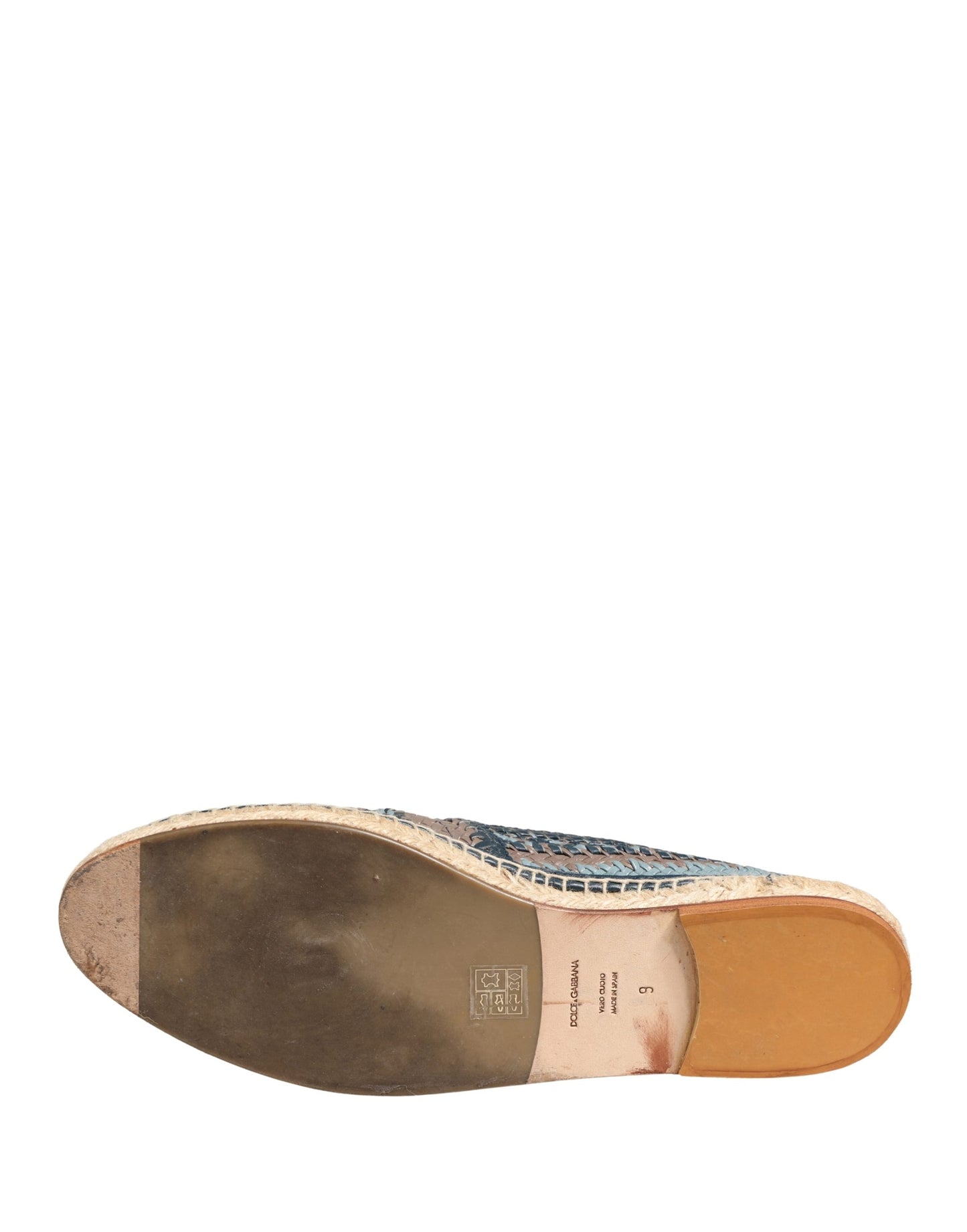 Blue Gray Slip On Buffalo Espadrille Shoes