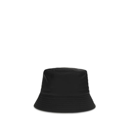 Black Recycled Polyamide Bucket Hat