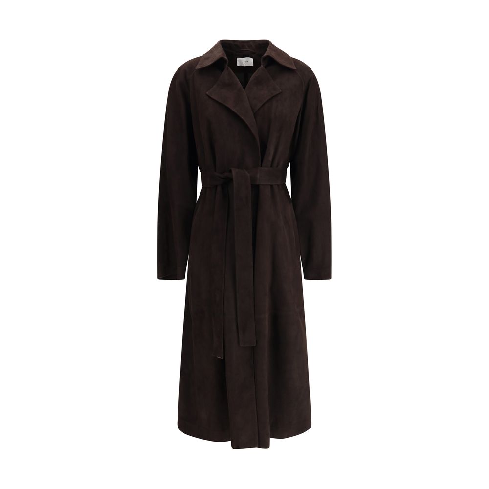 Brown Lamb Leather Coat