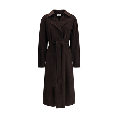 Brown Lamb Leather Coat