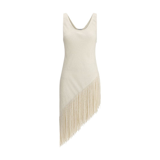 Beige Silk T-Shirt