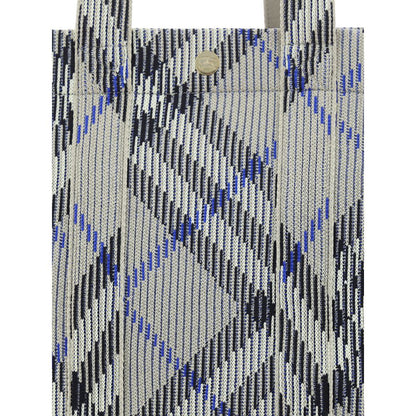 Gray Fabric Shoulder Bag