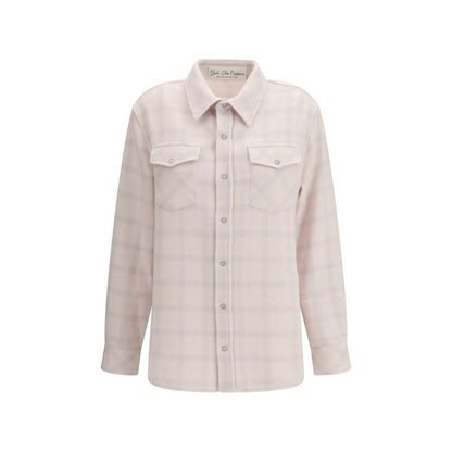 White Cashmere Pattern Shirt