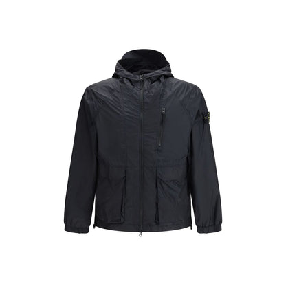 Blue Polyamide Shell Jacket