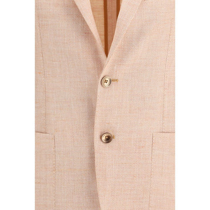 Orange Wool Blazer