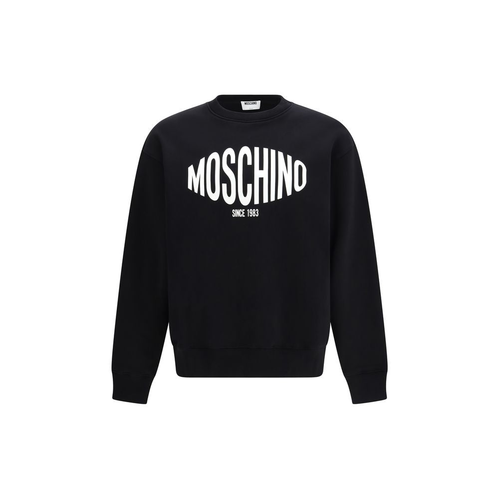 Black Cotton Sweatshirt