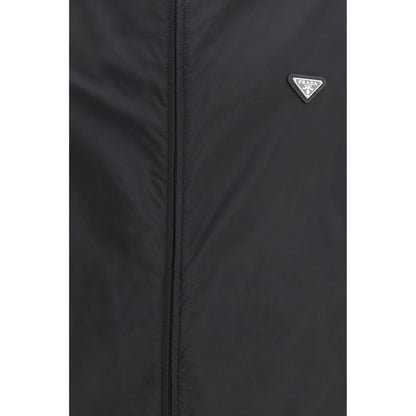 Black Recycled Polyamide Shell Jacket