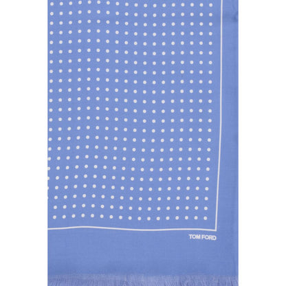 Blue Silk Scarf