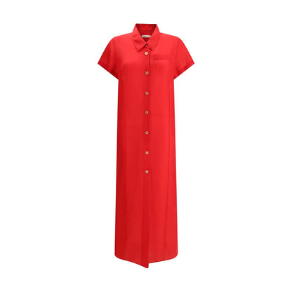 Multicolor Silk Cocktail Dress