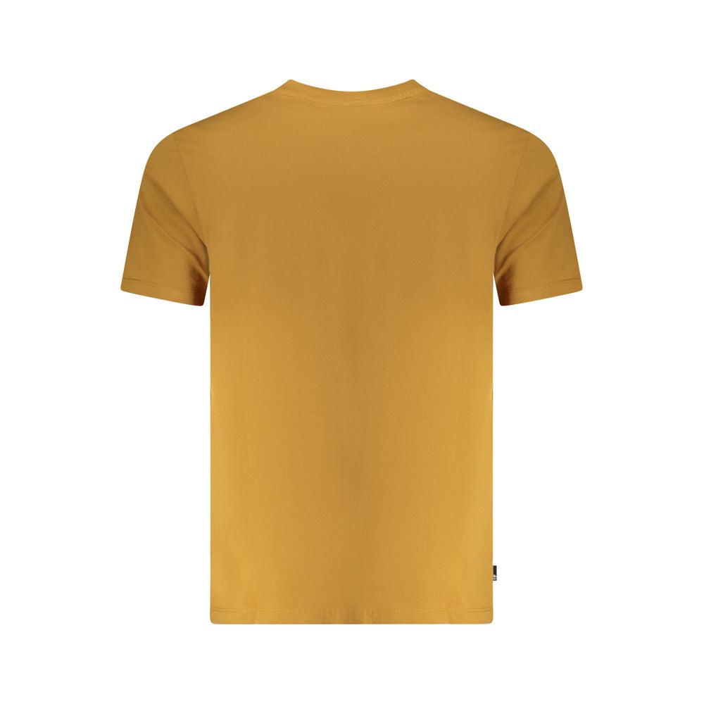 Marrone Cotton Men T-Shirt