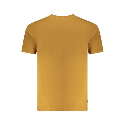 Marrone Cotton Men T-Shirt
