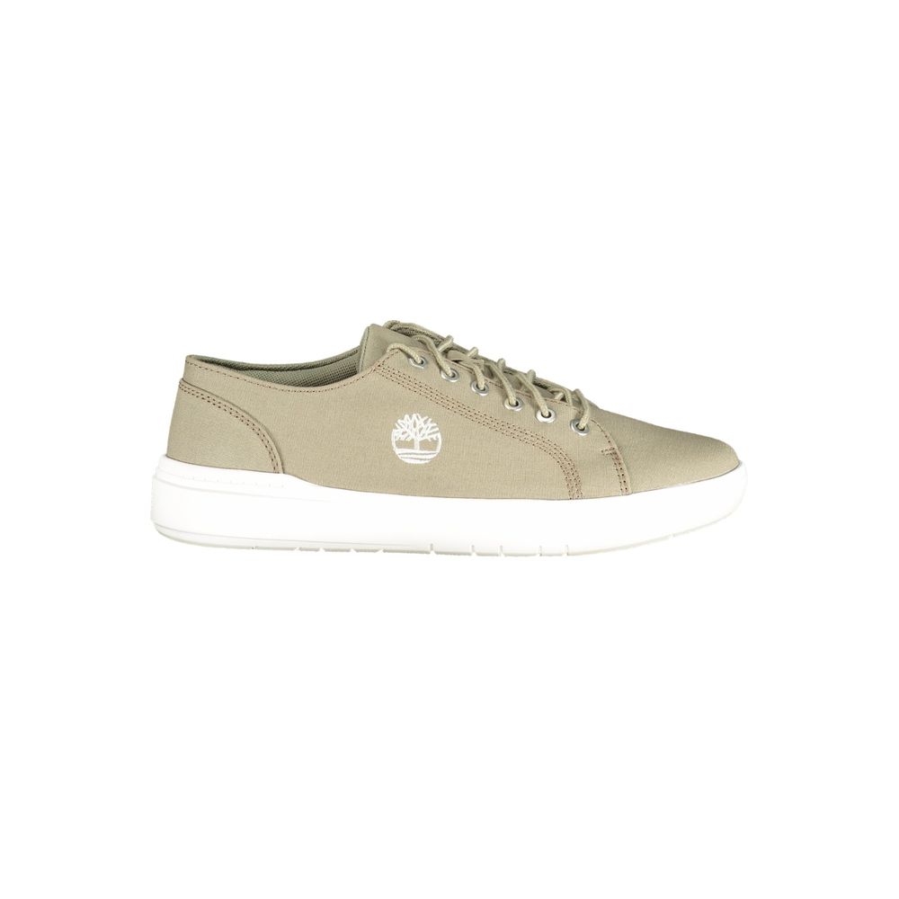 Verde Poliestere Uomo Sneaker