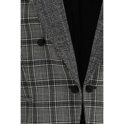Gray Fleece Wool Coat