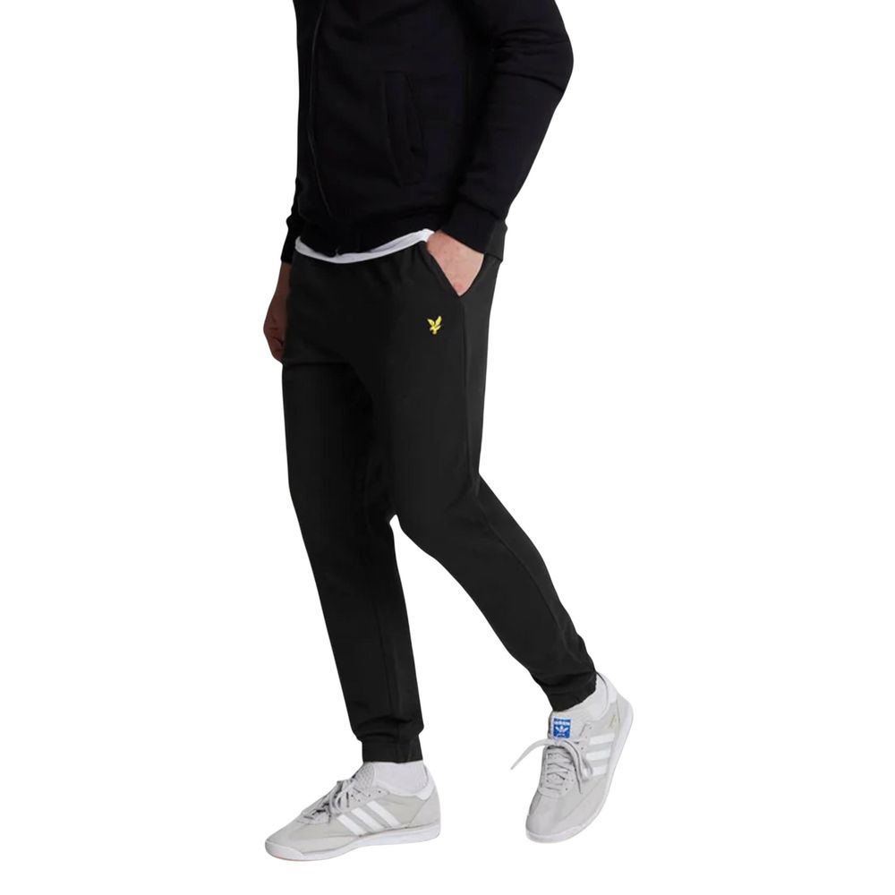 Black Cotton Joggers (Workout Pants)