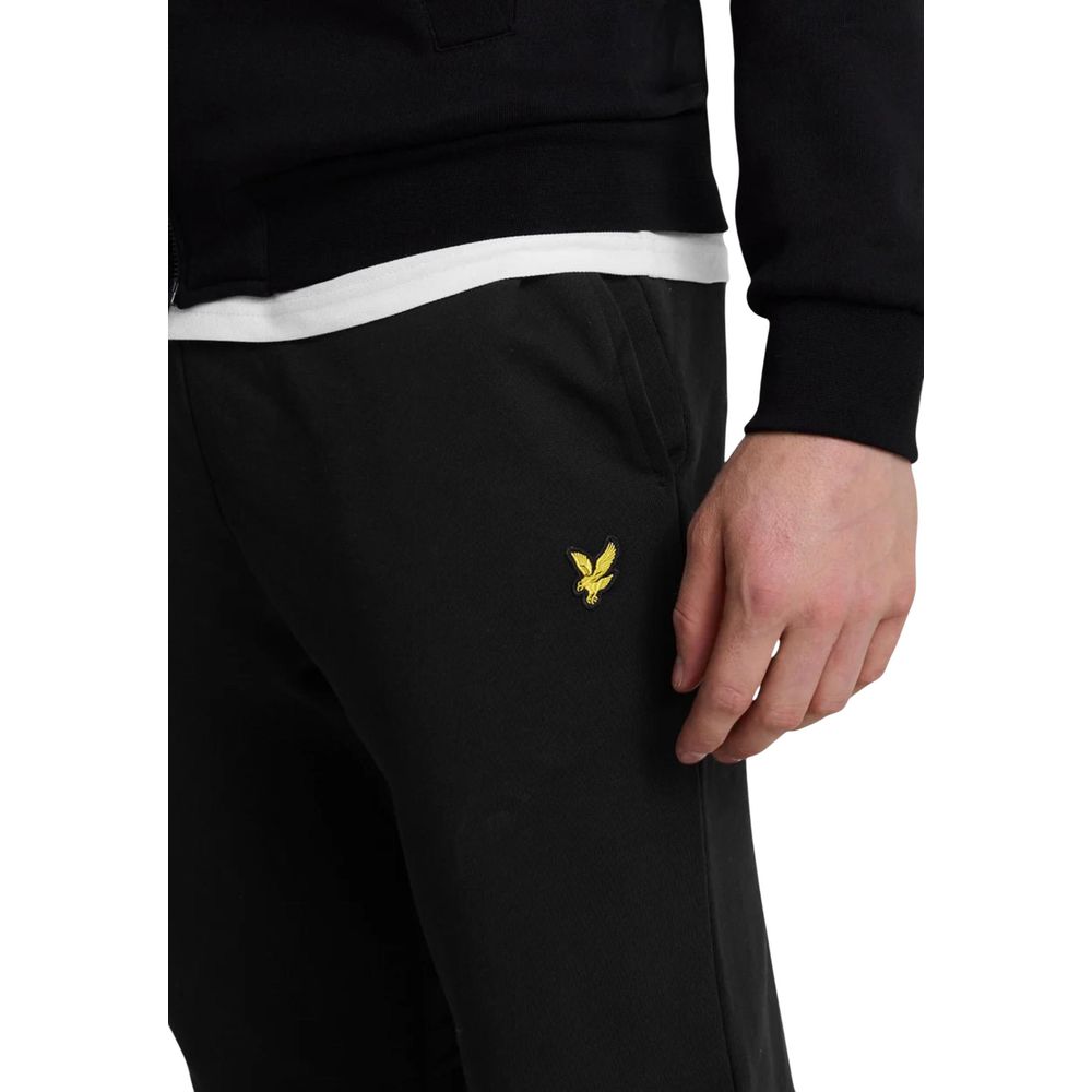 Black Cotton Joggers (Workout Pants)