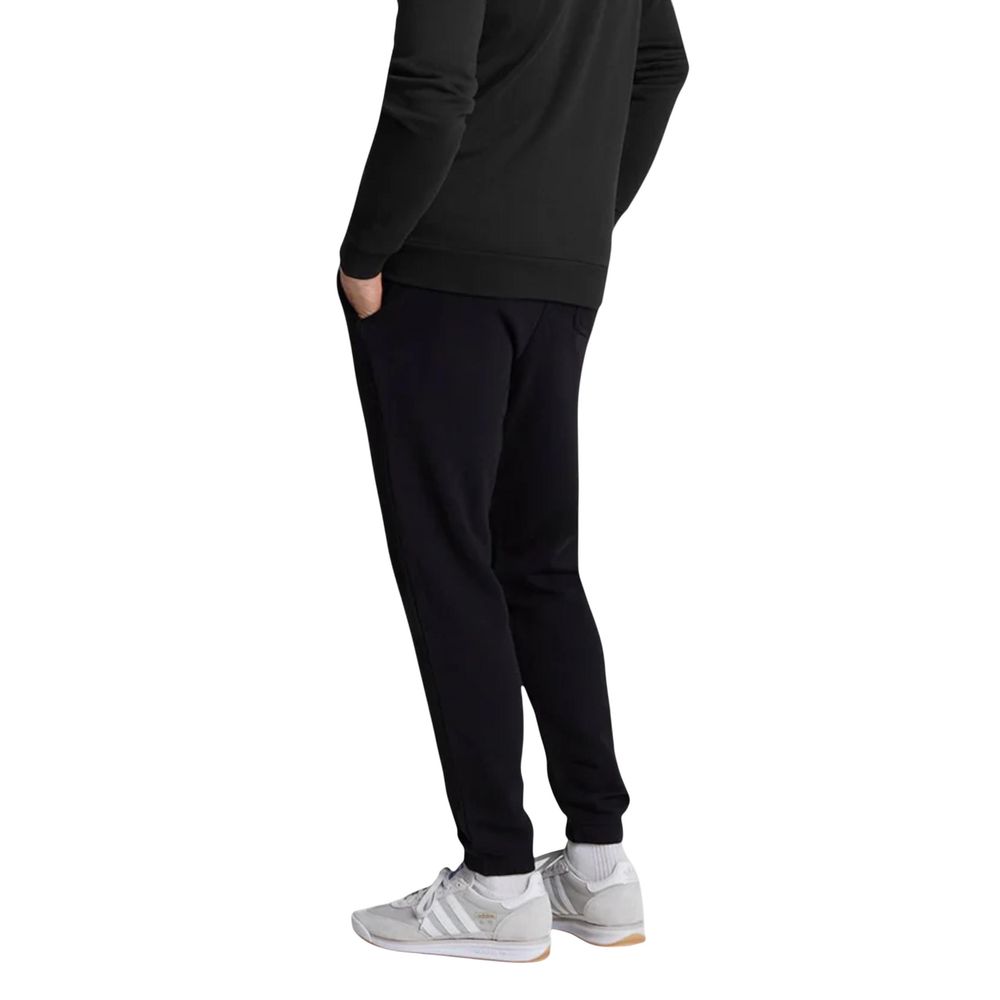 Black Cotton Joggers (Workout Pants)