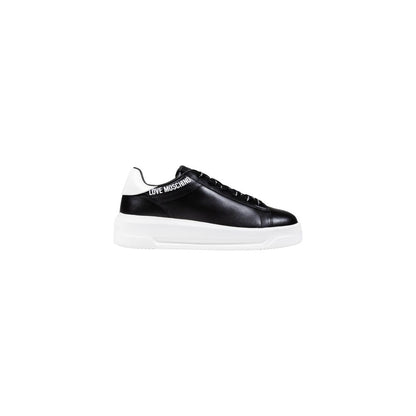 Black And White Synthetic Chunky Sneakers