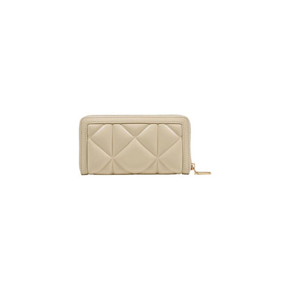 Cream Artificial Leather Wallet