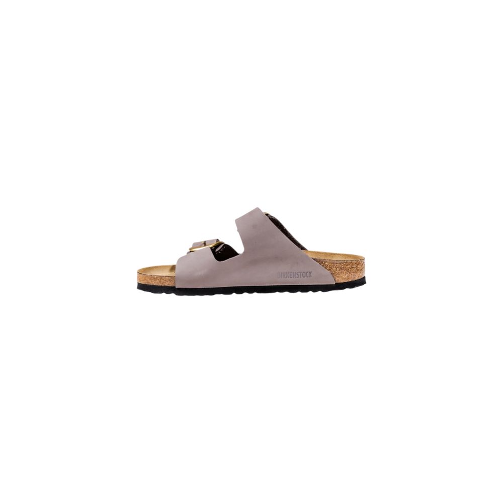 Purple Suede Leather Strap-On Sandals