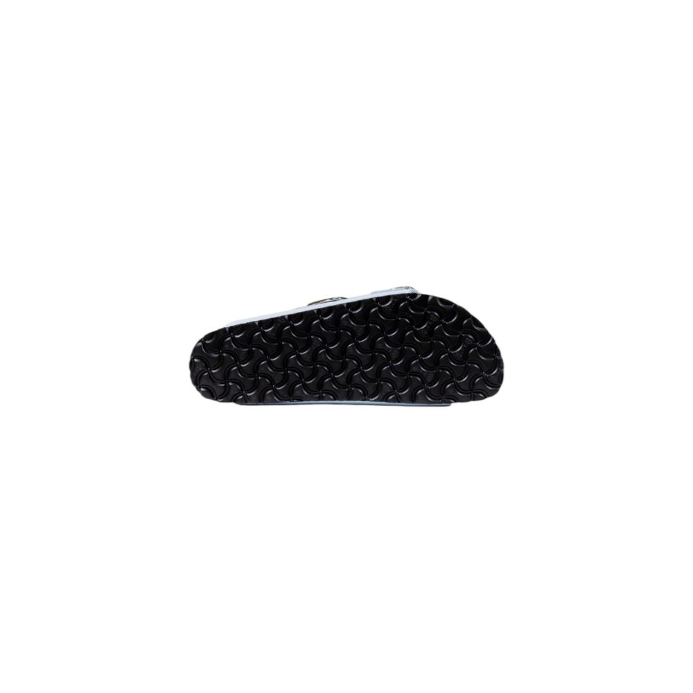 Blue Artificial Leather Slippers