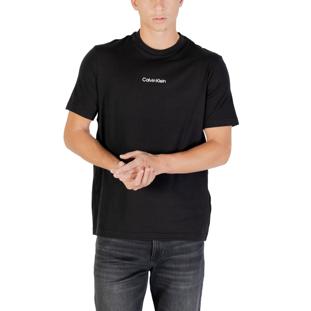 Black Cotton T-Shirt