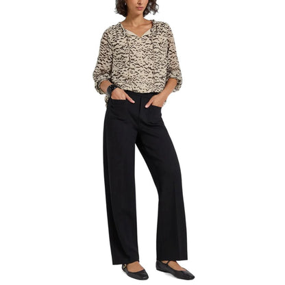 Beige Polyester Blouse