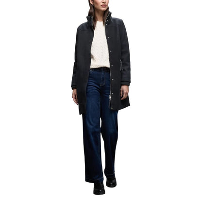 Blue Polyester Coat