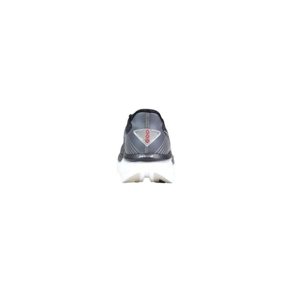 Black And White Textile Athletic Sneakers