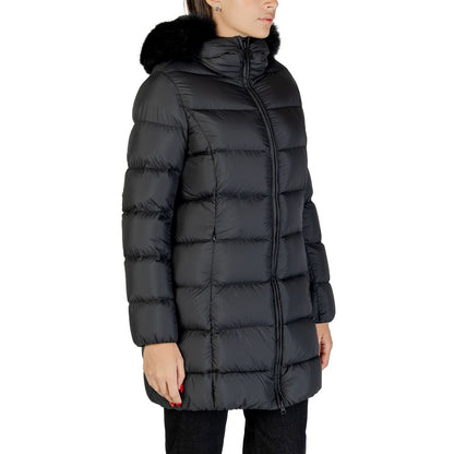 Black Polyester Coat