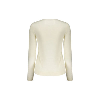 Beige Virgin Wool Sweatshirt