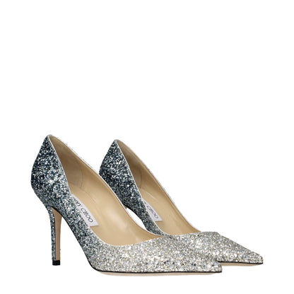 Gray Plastic Pumps