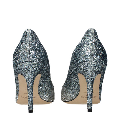 Gray Plastic Pumps