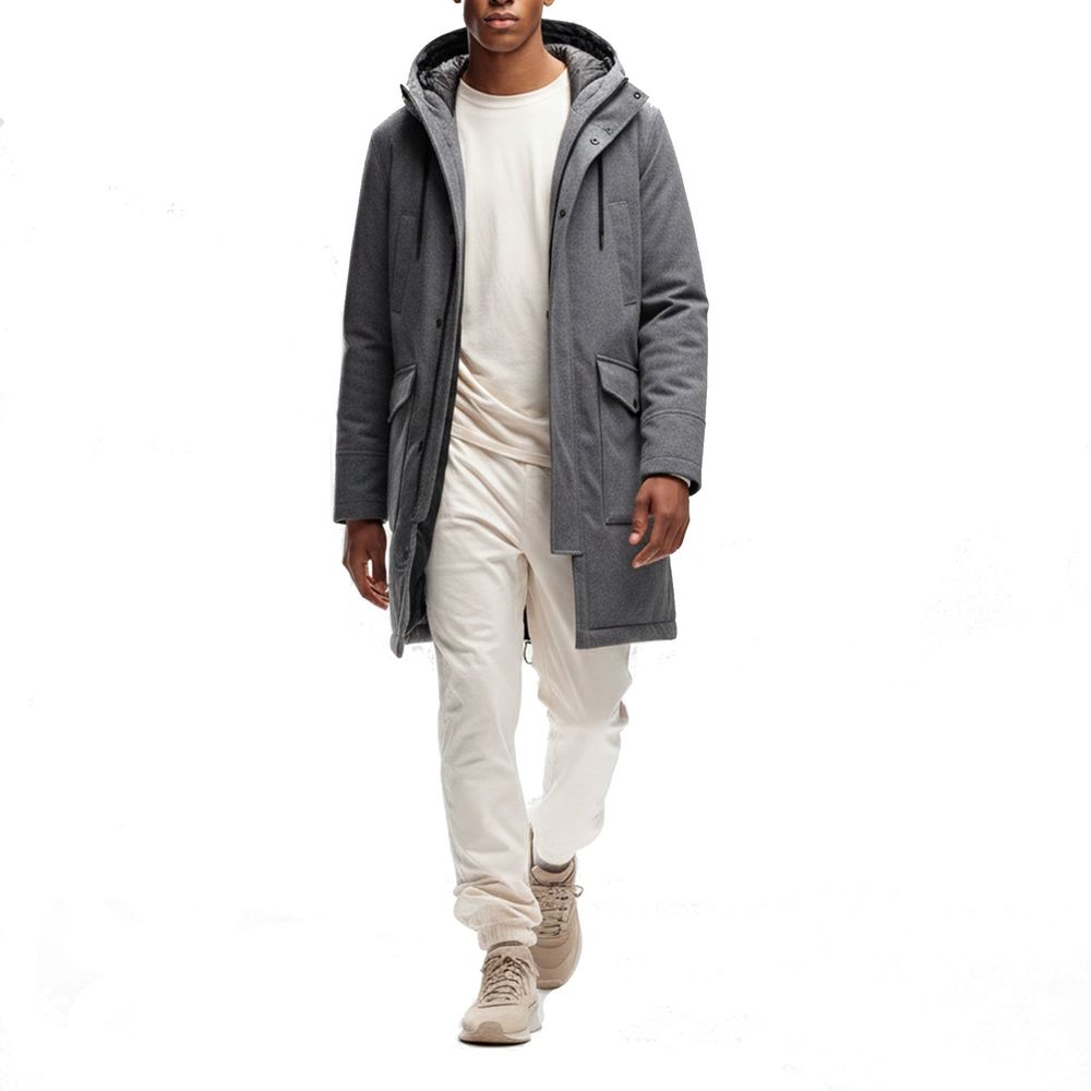 Gray Cashmere Coat