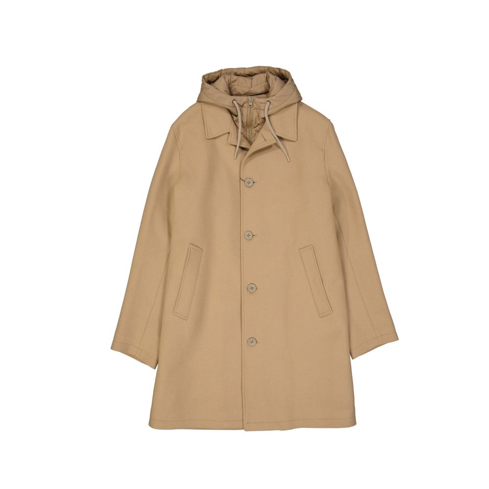 Brown Polyamide Coat