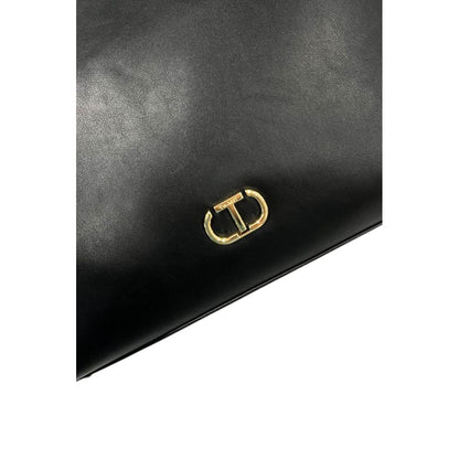 Black PU Women Shoulder Bag