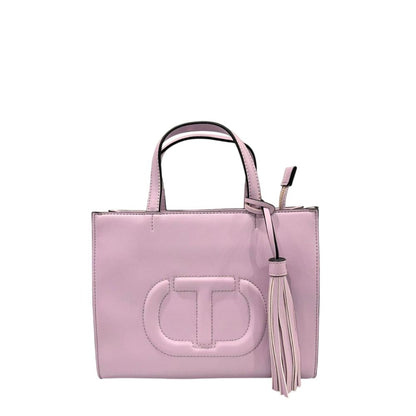 Purple PU Women Handbag