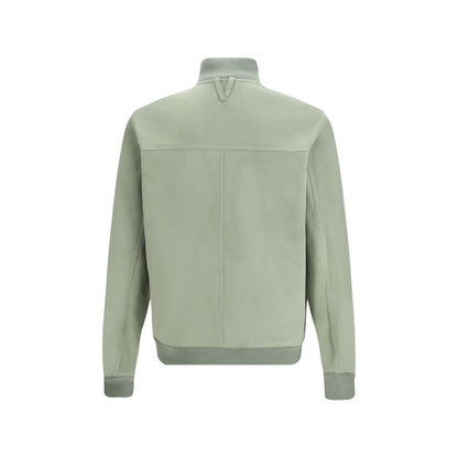 Bicolor Calf Leather Bos Taurus Shell Jacket