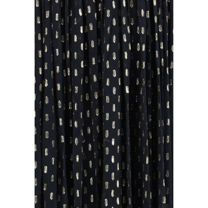 Black Viscose Long Dress